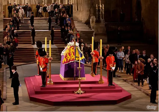 2002లో క్వీన్ తల్లి శవపేటికను చూసేందుకు ప్రజలు గంటలపాటు వరుసలో నిలబడ్డారు