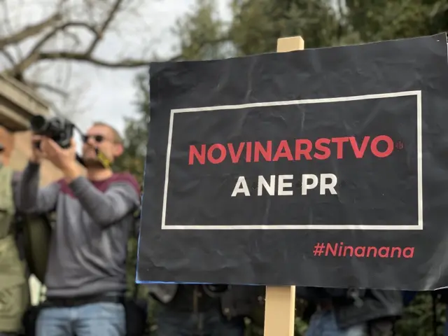 Протест новинара у Хрватској