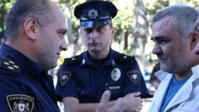 Əfqan Muxtarlı və Gürcüstan polisləri