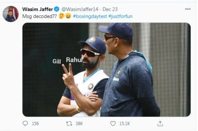 যা বোঝাতে চেয়েছেন ওয়াসিম জাফর