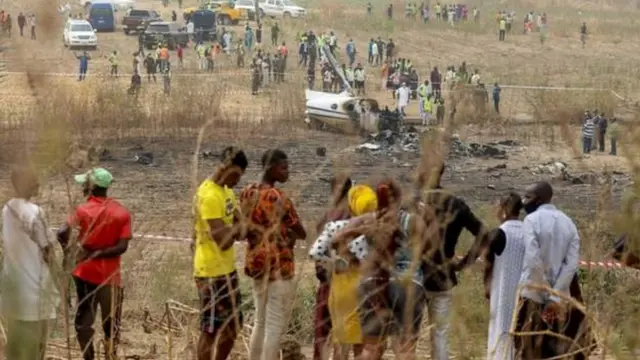 Aho indege yakoreye impanuka muri Nigeria