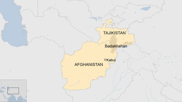Ikarita ya Afghanistan na Tajikistan