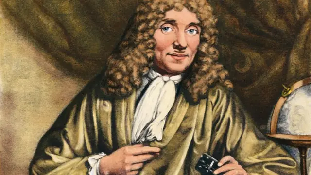 Dibujo de Anton van Leeuwenhoek