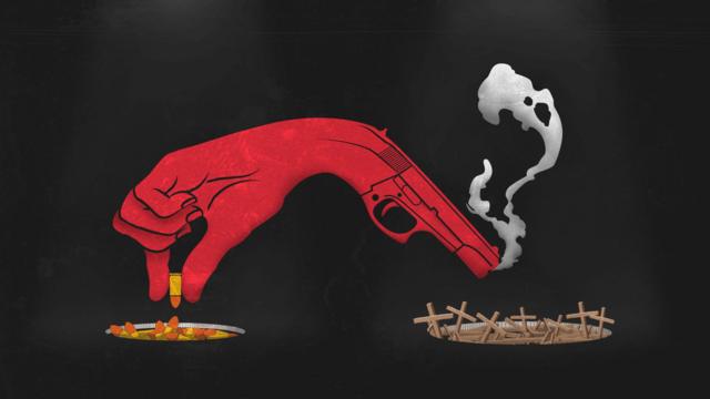 Ilustração sobre rouboroleta de numeros virtualmunição e uso dela para crimes