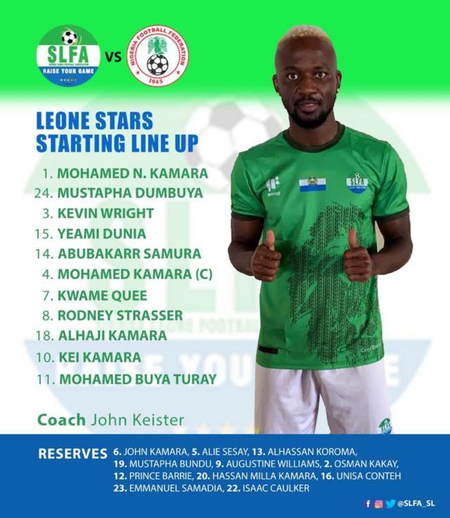 Sierra Leone vs Nigeria live stream Super Eagles play goalless draw
