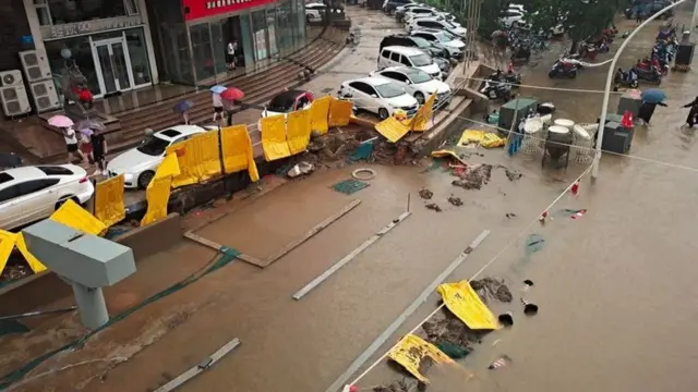 చైనా వరదలు