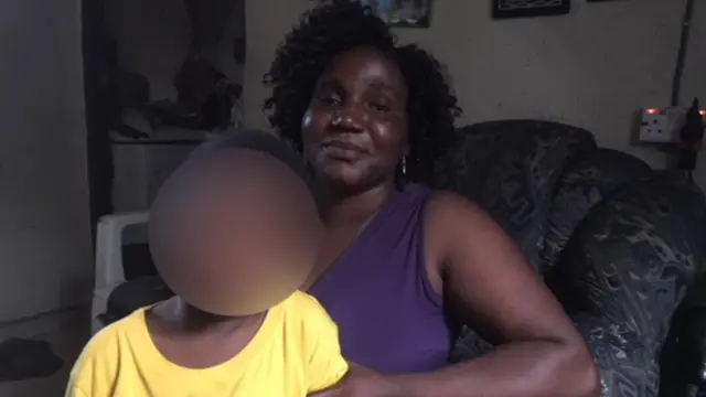 Happiness and her daughter