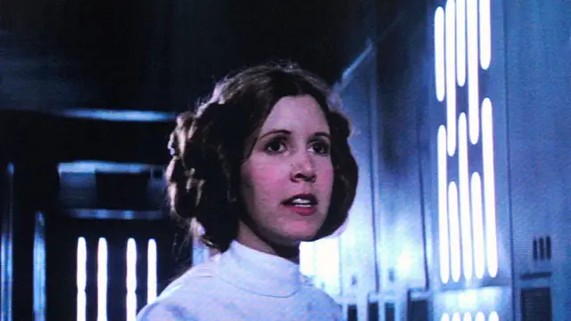 Керри фишер в роли принцессы леи