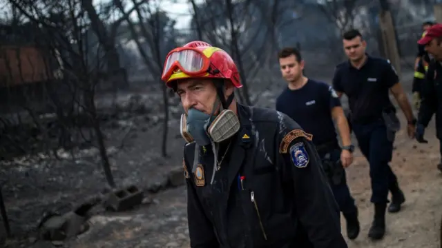 Пожежі в Греції