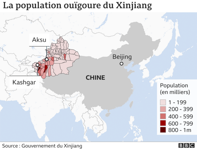 carte ethnique de la Chine