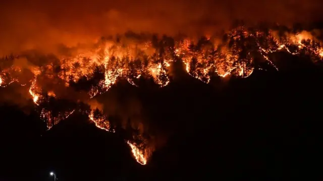 4일 강원 삼척으로 번진 산불