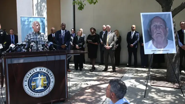 Police news conference on April 25, 2018 in Sacramento, California