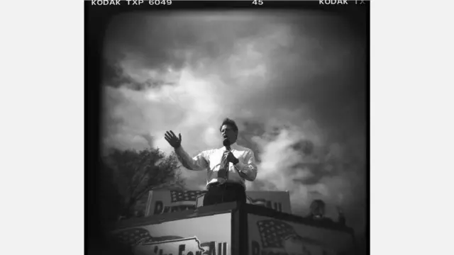 Foto que David Burnett tirou de Al Gore