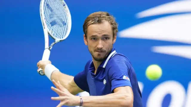 Даниил Медведев во время финала