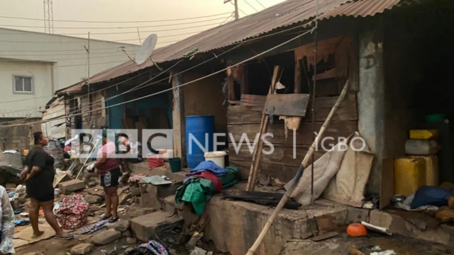 Ọkụ gbara na Colliery Avenue, Enugu