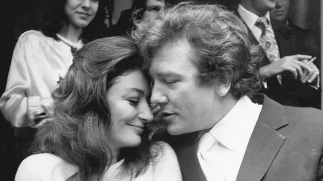 Wedding of Anouk Aimee and Albert Finney