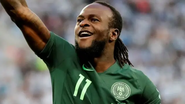 Mchezaji wa Chelsea kutoka Nigeria Victor Moses, 27
