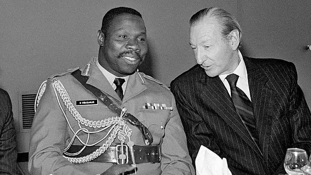 Olusegun Obasanjo and Kurt Waldheim