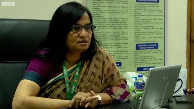 রোগতত্ত্ব রোগ নিয়ন্ত্রণ ও গবেষণা ইন্সটিটিউটের পরিচালক মীরজাদী সেব্রিনা ফ্লোরা