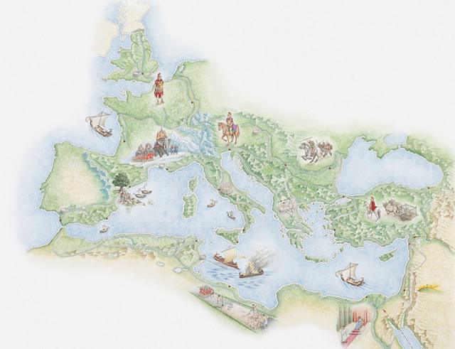 Mapa do Imperio Romano