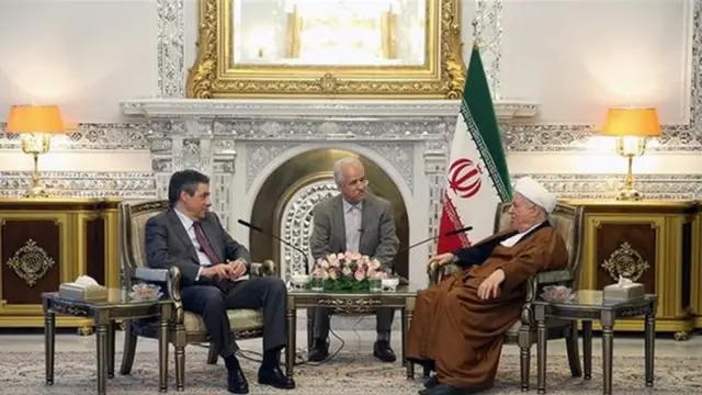 رفسنجانی و فیون - کاخ مرمر