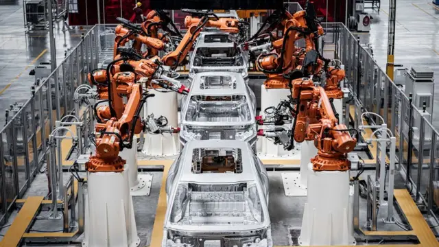 蔚來在合肥的生產線