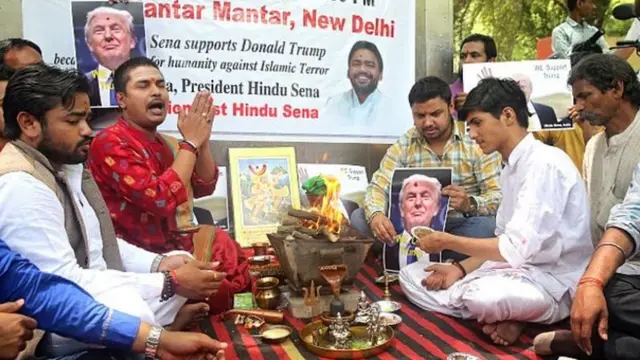 ट्रंप की सफलता के लिए हवन