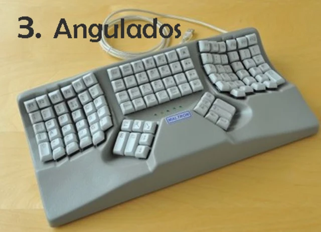 Teclado angulado