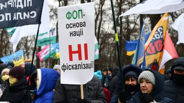 ФОПи протестують біля парламенту
