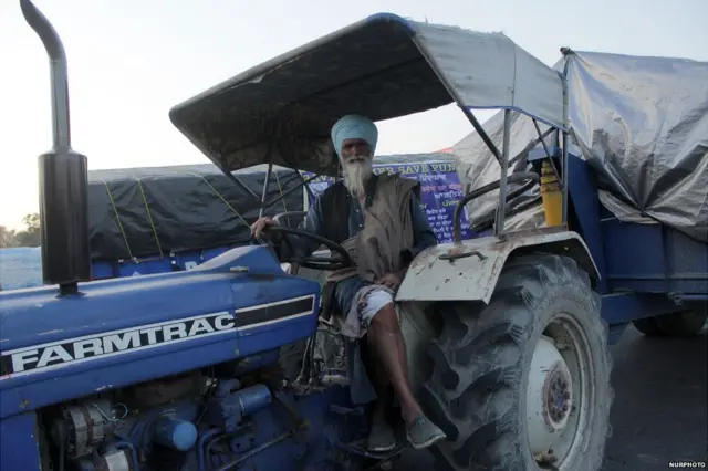 किसानों का प्रदर्शन