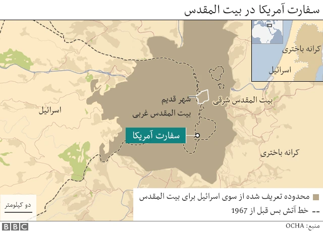 نقشه بیت المقدس