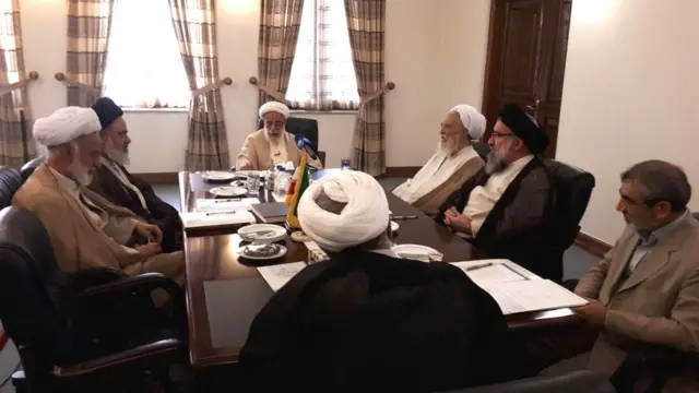 احمد جنتی در جلسه هیئت رئیسه مجلس خبرگان