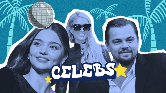 Miranda Kerr, Paris Hilton and Leonardo DiCaprio