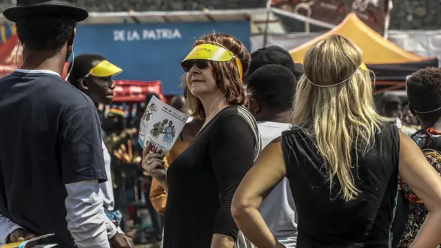 Des festivaliers d'Amani.