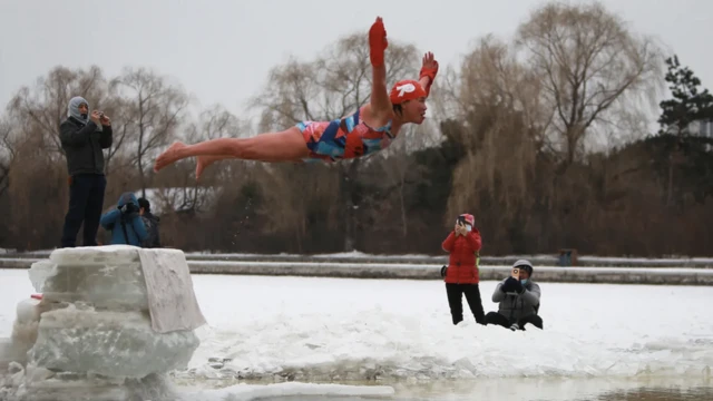 Diver, China, January 2021