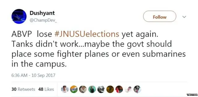 जेएनयू, छात्र संघ चुनाव, लेफ़्ट, एबीवीपी, गीता कुमारी