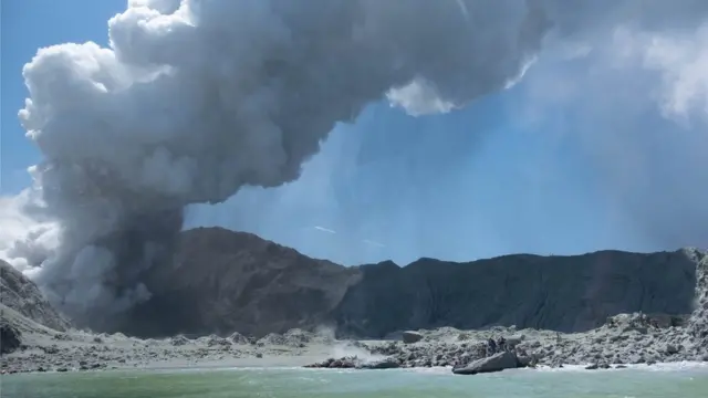 Volcán Nueva Zelanda