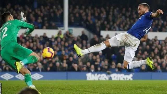 mshambuliaji Cenk Tosun kutoka Everton
