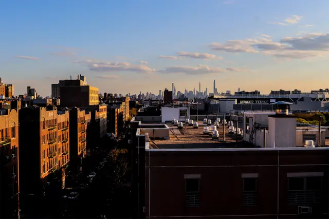 Edificios en el barrio de Ana