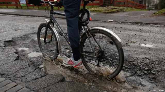 सड़क के गड्ढे