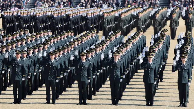 दक्षिण कोरियाई सेना की एक टुकड़ी