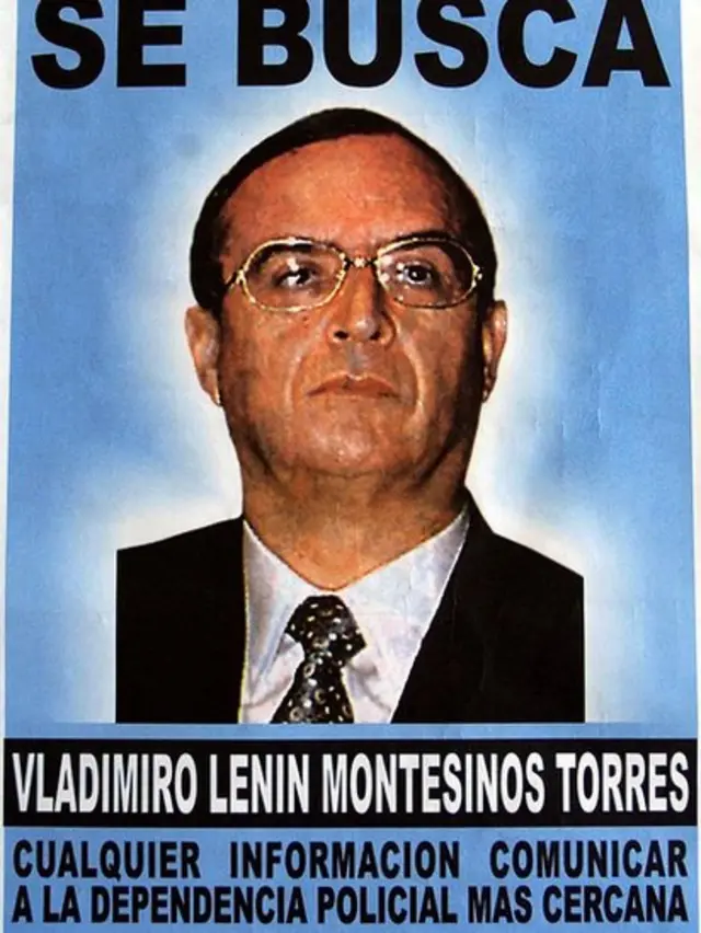 Se busca Montesinos.