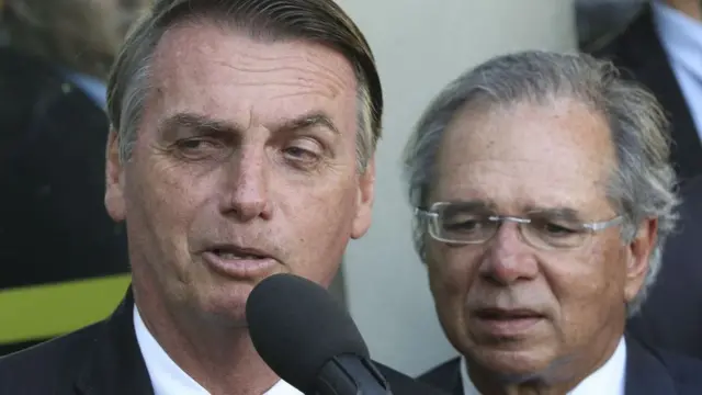 Bolsonaro e Paulo Guedes