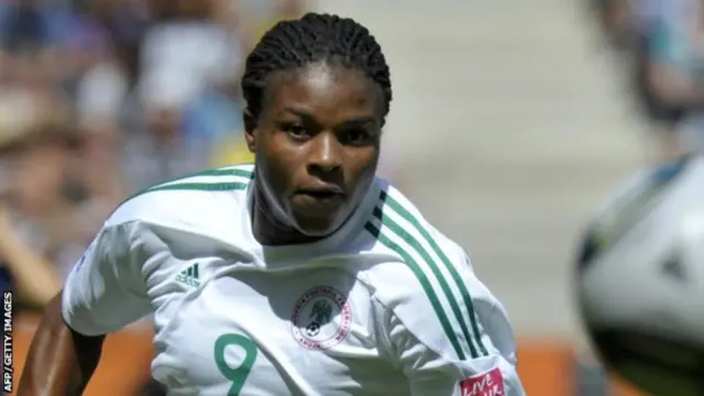 Desire Oparanozie aliyefunga bao la pekee na la ushindi dhidi ya Cameroon
