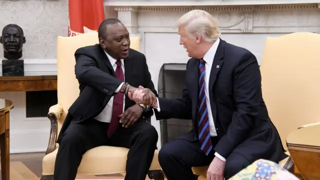 Rais Kenyatta alipokutana na Rais Trump Ikulu Marekani