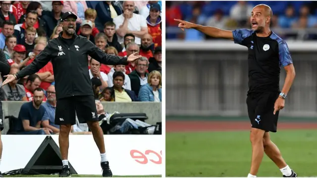 Jurgen Klopp ati Pep Guardiola