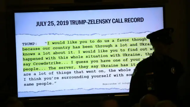 டிரம்பிம் மற்றும் உக்ரைனின் அதிபரின் உரையாடல்