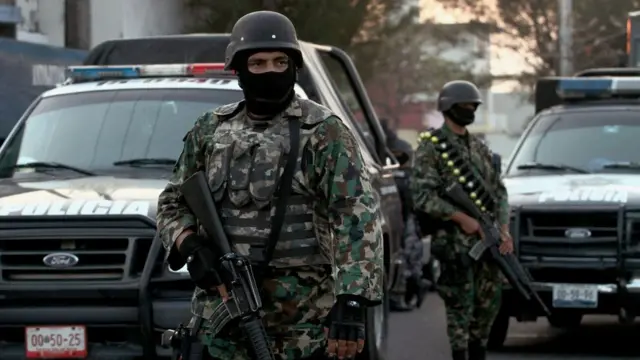 Soldados mexicanos en Veracruz (archivo)