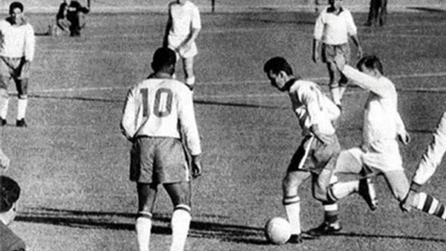 Partida entre Brasil e Tchecoslováquia na Copa do Chile,sporting u191962