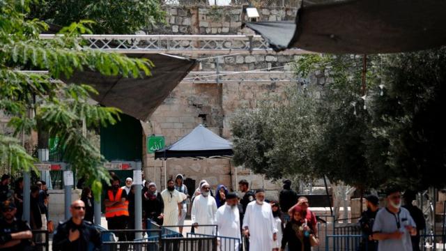إجراءات أمنية إسرائيلية عند مداخل المسجد الأقصى